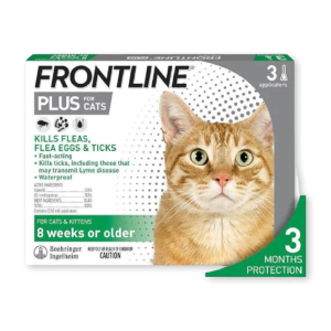 frontline plus 貓用殺蚤滴劑 3支