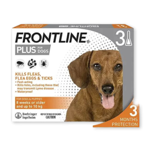 frontline plus 小型犬用殺蚤滴劑 3支