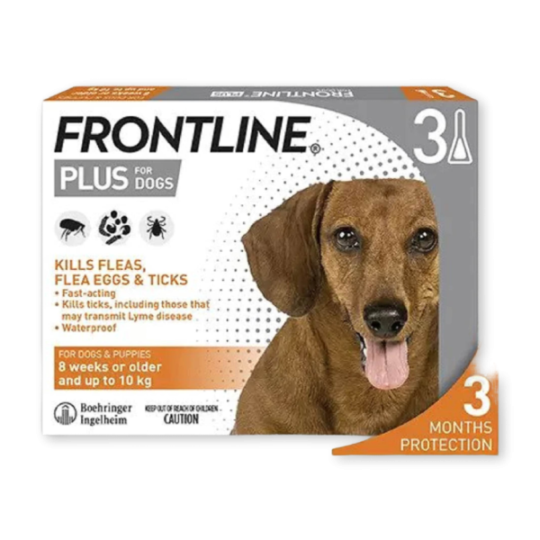 frontline plus 小型犬用殺蚤滴劑 3支