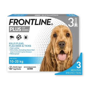 frontline plus 中型犬用殺蚤滴劑 3支