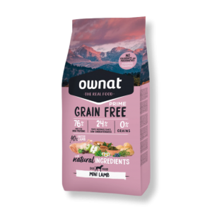 Ownat Prime 無穀物小型犬羊肉糧 3kg