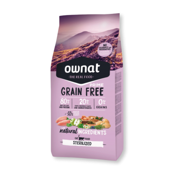 Ownat Prime 無穀物雞肉火雞絕育糧 8kg