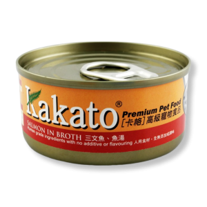 kakato 三文魚+魚湯罐頭 70g