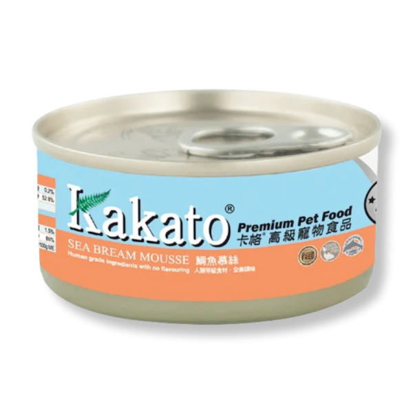 kakato 鯛魚慕絲罐頭 70g