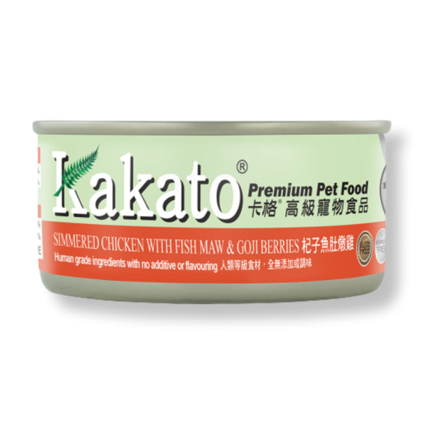 Kakato 杞子魚肚燉雞罐頭 70g
