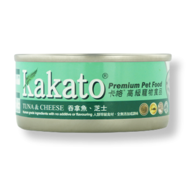 Kakato 吞拿魚,芝士罐頭 70g