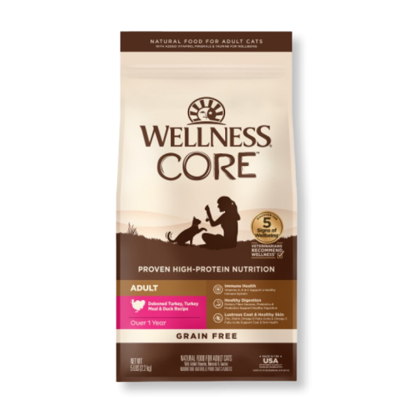Wellness 無穀物火雞鴨肉全貓糧 5lbs
