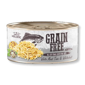 Absolute Holistic 無穀物白肉吞拿+銀魚罐頭 80g