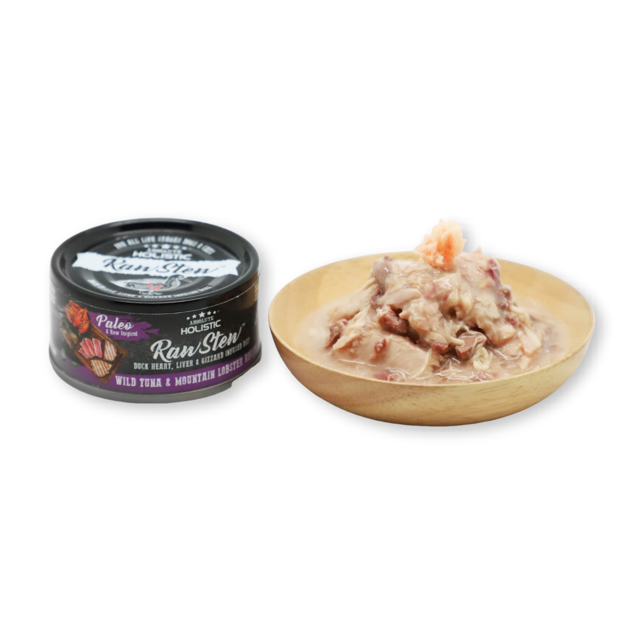 Absolute holistic 鴨+野生白肉金槍魚+龍蝦罐頭 80g - Image 2