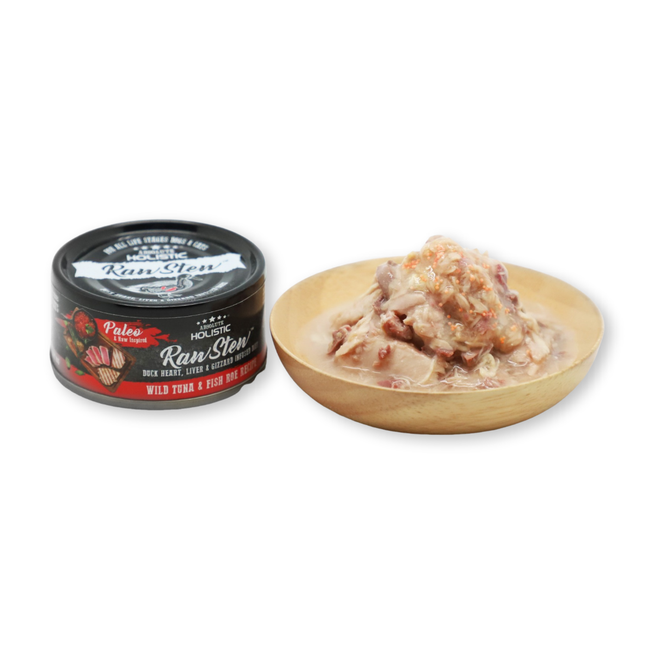 Absolute holistic 鴨+野生白肉金槍魚+魚籽罐頭 80g - Image 2