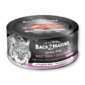 Back2Nature 無穀物野生吞拿魚+鯖魚 80g