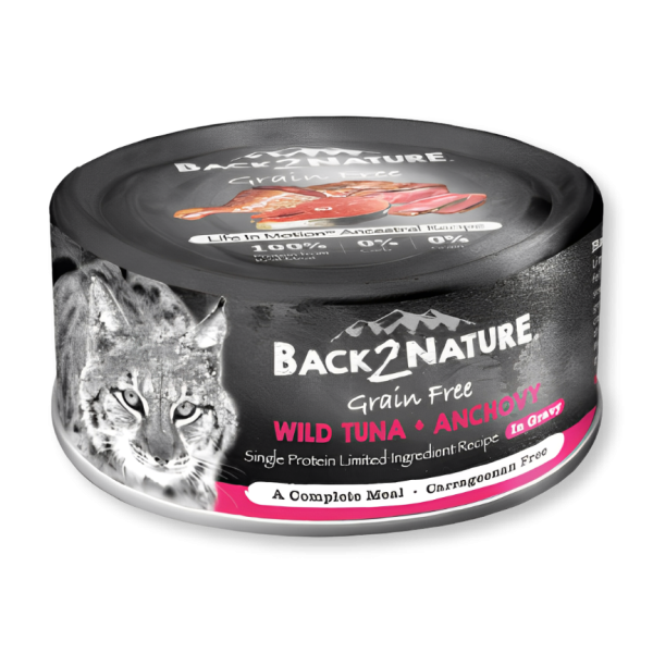 Back2Nature 無穀物野生吞拿魚+鯷魚 80g