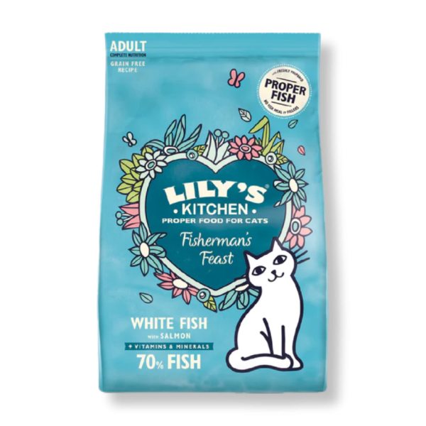 Lilys kitchen 無穀物鮮魚成貓糧 2kg