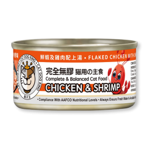 貓犬王 鮮蝦及雞肉肉絲湯罐 80g