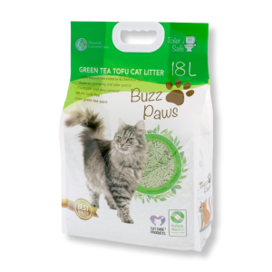 Buzz Paws 綠茶味豆腐砂 18L