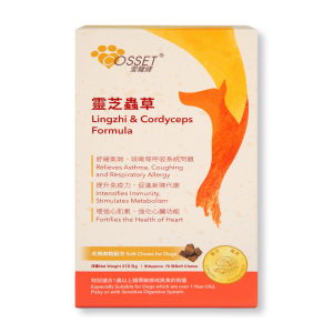 Cosset 靈芝蟲草犬用肉粒 70粒