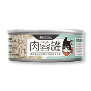 汪喵星球 肉蓉主食三文魚罐 80G