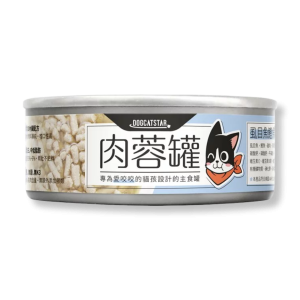 汪喵星球 肉蓉主食虱目魚罐 80G