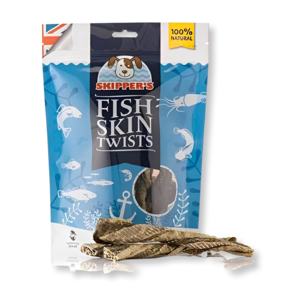 skipper's 天然膠原魚皮紐棒 250g