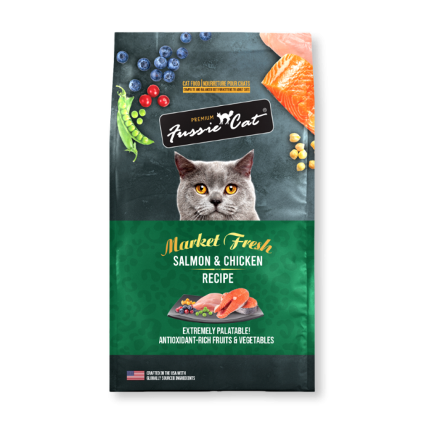 Fussie cat 無穀物三文魚雞肉貓糧 10 LB