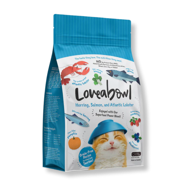 Loveabowl 無穀物龍蝦雙魚全貓糧 1kg