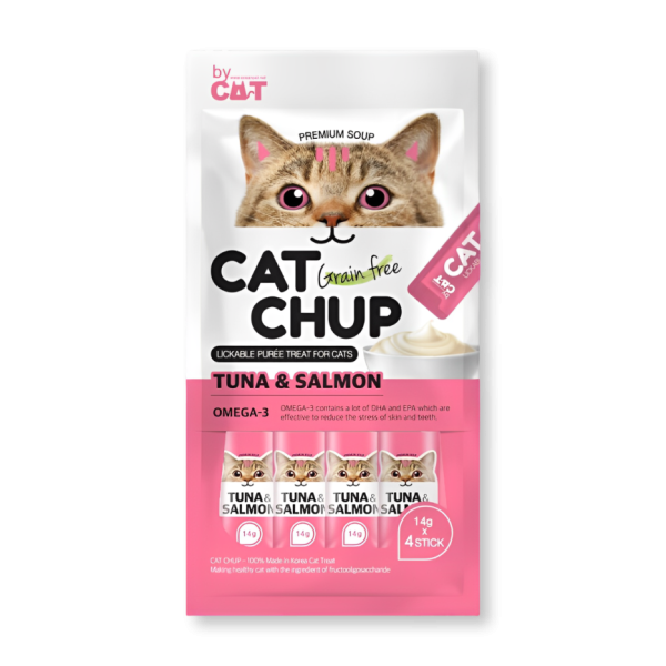 Cat chup 吞拿魚+三文魚omega3小食 52g