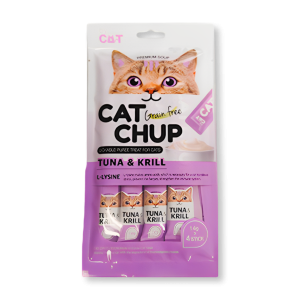 Cat chup 吞拿魚+磷蝦小食