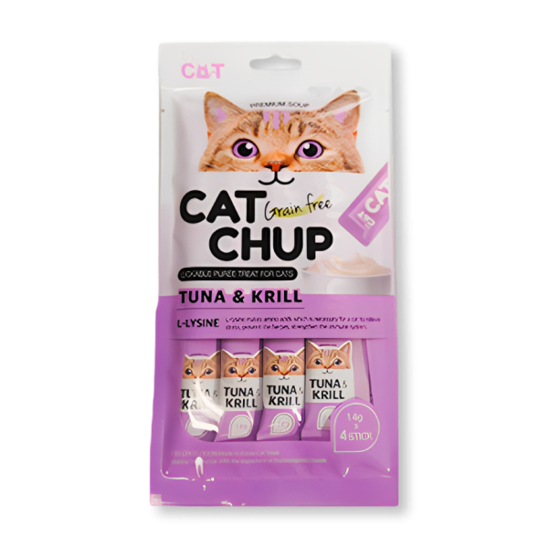 Cat chup 吞拿魚+磷蝦小食