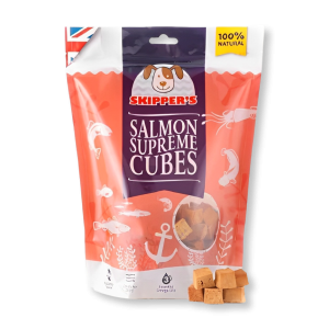 skipper's 天然膠純三文魚脆粒 250g