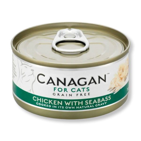Canagan 雞肉伴鱸魚無穀物主食罐 75g