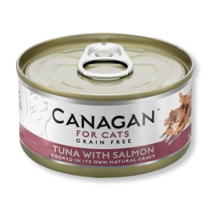 Canagan 吞拿魚伴三文魚無穀物主食罐 75g