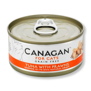 Canagan 吞拿魚伴蝦無穀物主食罐 75g