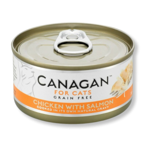 Canagan 雞肉伴三文魚無穀物主食罐 75g