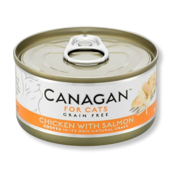 Canagan 雞肉伴三文魚無穀物主食罐 75g
