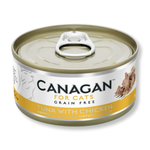 Canagan 吞拿魚伴雞肉無穀物主食罐 75g