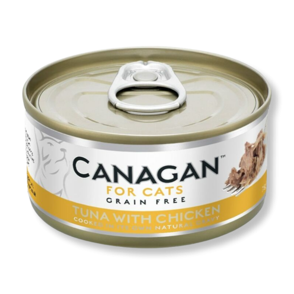 Canagan 吞拿魚伴雞肉無穀物主食罐 75g