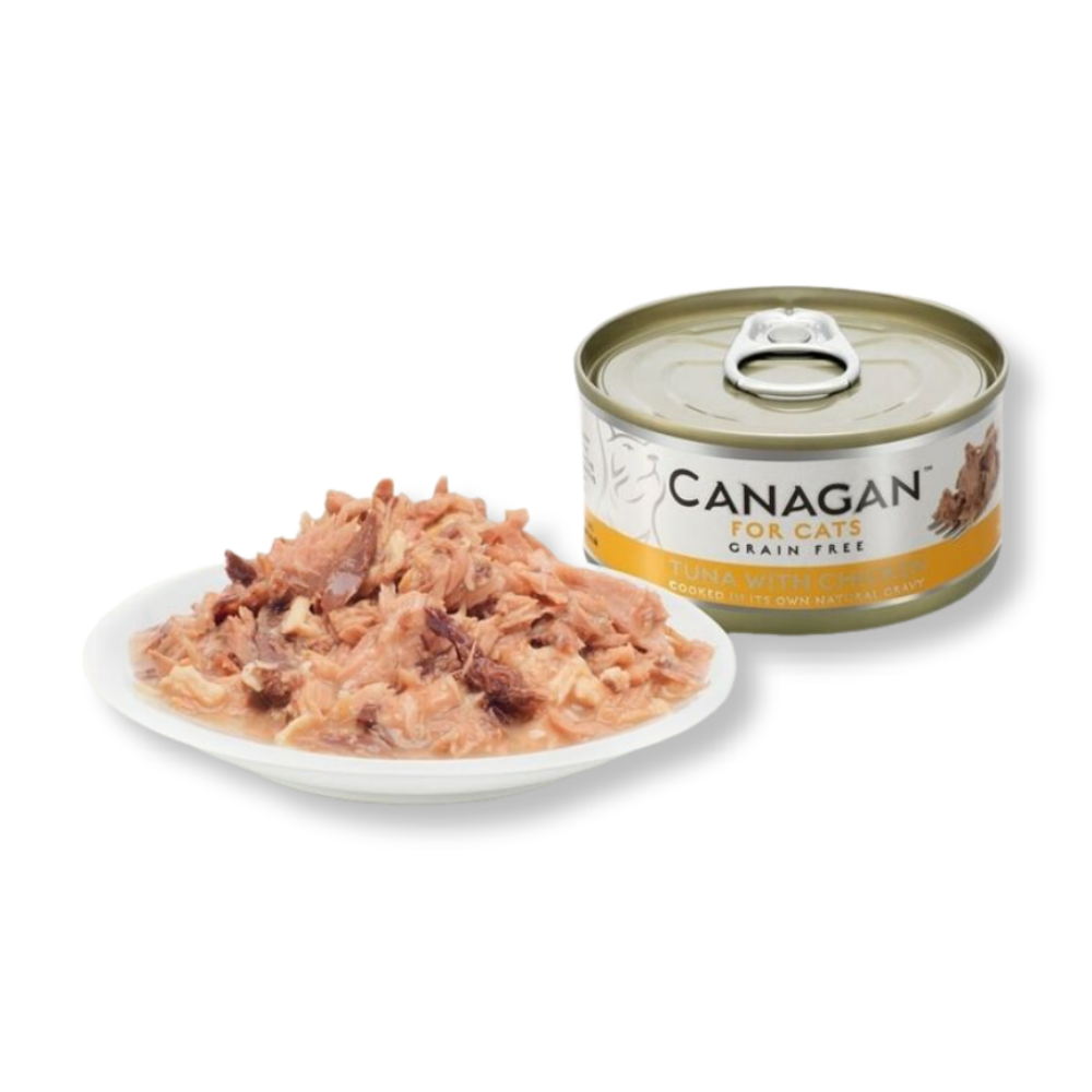Canagan 吞拿魚伴雞肉無穀物主食罐 75g - Image 2