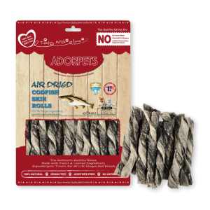 Adorable 風乾鱈魚皮捲 95克