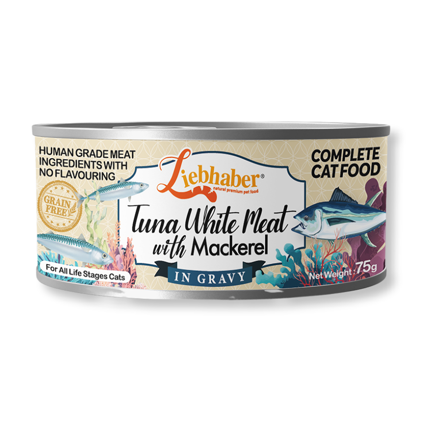 Liebhaber 吞拿鯖魚全貓罐75g