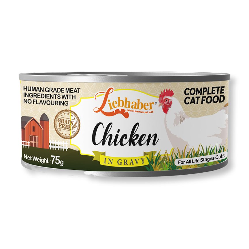 Liebhaber 鮮雞肉全貓罐75g