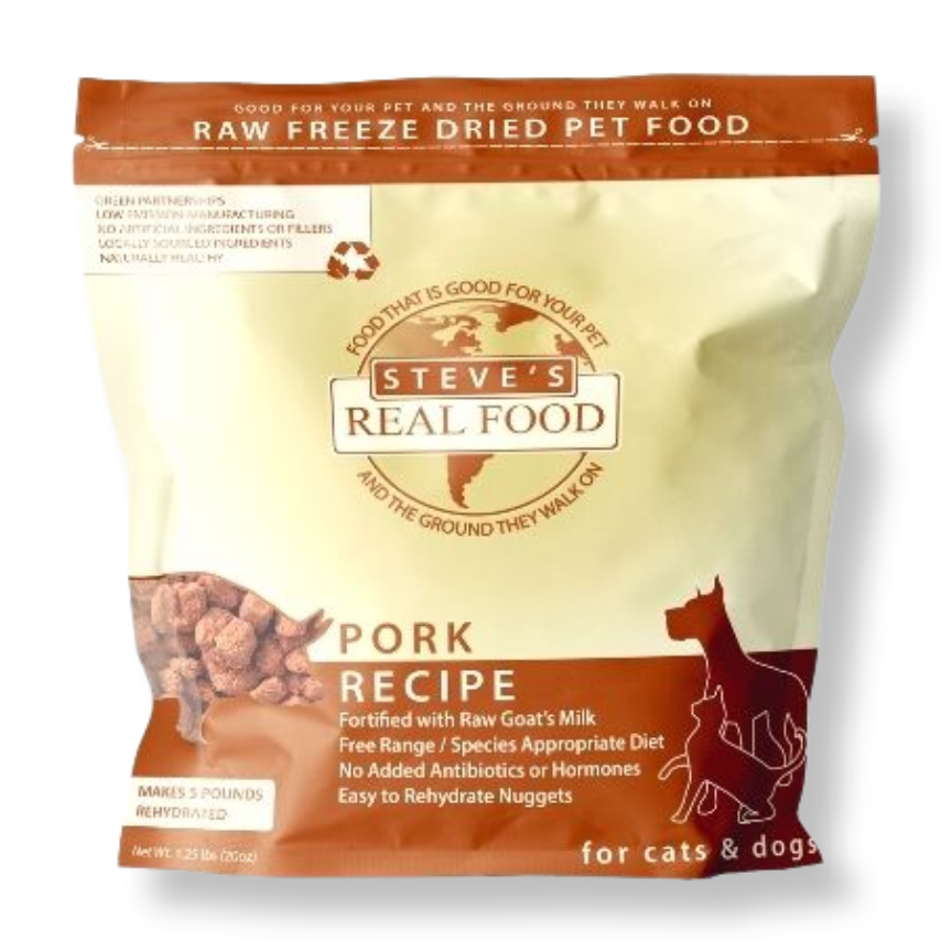 Steve's 豬肉凍乾鮮食糧 20oz