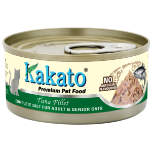 Kakato 成貓,高齡貓吞拿魚主食罐 70g