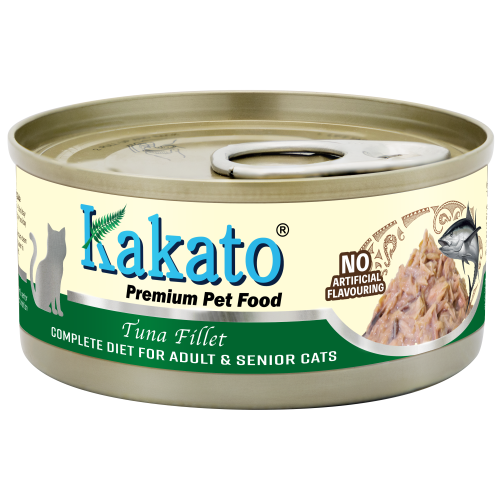 Kakato 成貓,高齡貓吞拿魚主食罐 70g