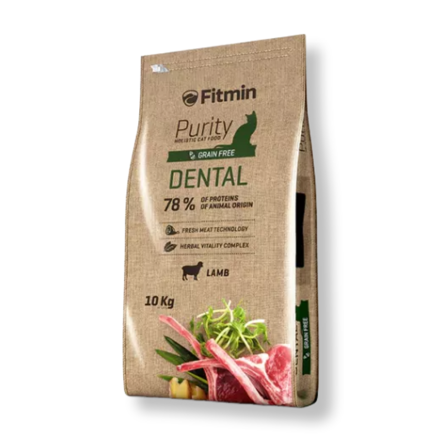 FITMIN PURITY 口腔護理 羊肉配方全貓糧 10KG