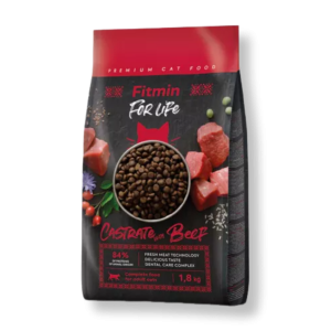 FITMIN FOR LIFE 牛肉絕育貓配方 1.8kg